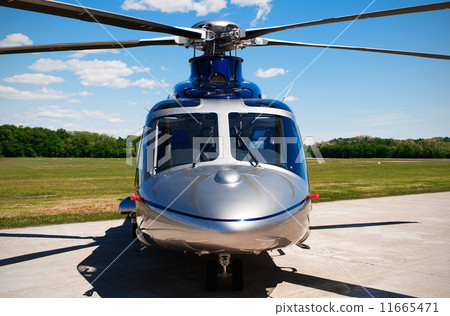 Helicopter on the airfield Helicopter on the airfield 11665471
