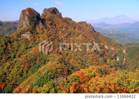 Deer mountains of Mt. Asama viewed from the mountains and mountains Deer mountains of Mt. Asama viewed from the mountains and mountains 11666422