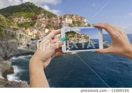Manorola photographing with mobile phone Manorola photographing with mobile phone 11666588