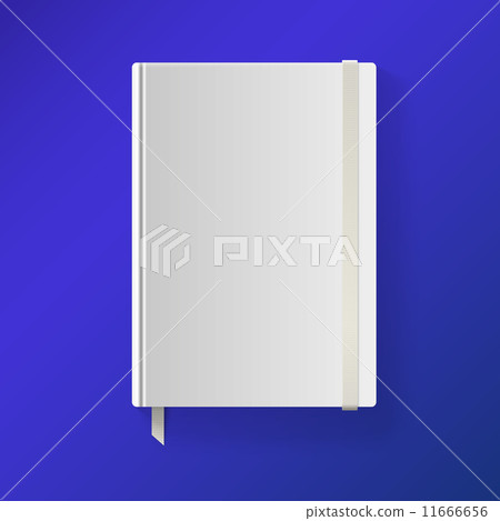 Copybook with elastic band and bookmark. 11666656