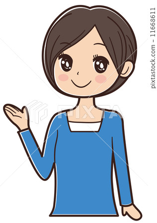 Women to introduce - Stock Illustration [11668611] - PIXTA