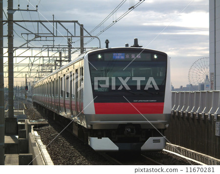 Keiyo線E233系列Shinkiba站 Keiyo線E233系列Shinkiba站 11670281