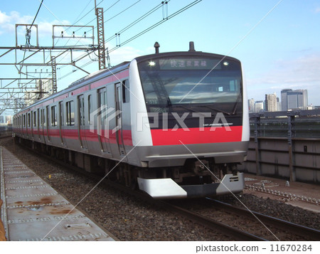 Keiyo Line E233 Series Shinkiba Station Keiyo Line E233 Series Shinkiba Station 11670284