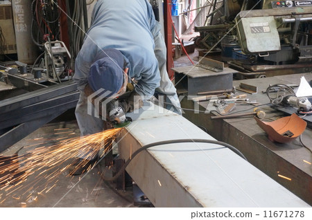 Worker Labor Town Factory Metal Processing Machinery Processing Manufacturing Industry 11671278