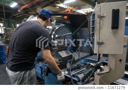 Worker Labor Town Factory Metal Processing Machinery Processing Manufacturing Industry Worker Labor Town Factory Metal Processing Machinery Processing Manufacturing Industry 11671279