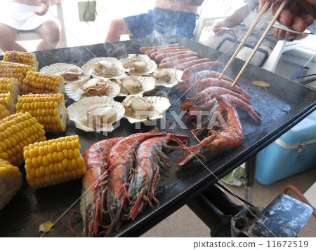 Barbecue summer Okinawa iron plate Barbecue summer Okinawa iron plate 11672519