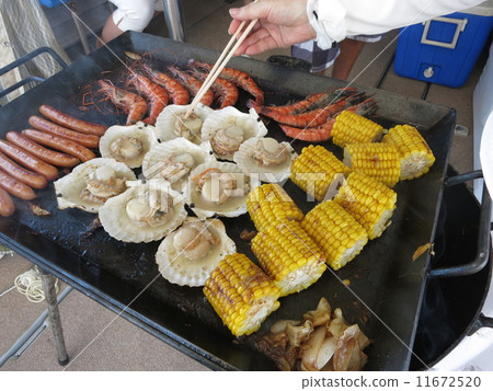 Barbecue summer Okinawa iron plate Barbecue summer Okinawa iron plate 11672520