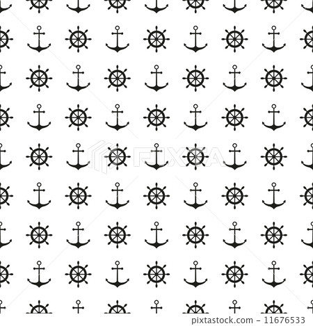 Seamless nautical pattern 11676533