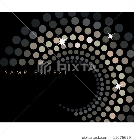 Vector - disco background lights on a black wall 11676659