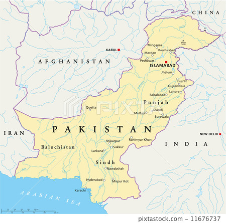 Pakistan Political Map Pakistan Political Map 11676737