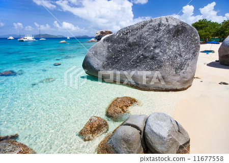 Spring bay at Virgin Gorda, BVI Spring bay at Virgin Gorda, BVI 11677558