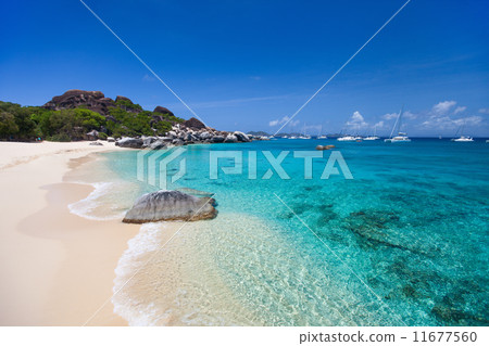 Spring bay at Virgin Gorda, BVI Spring bay at Virgin Gorda, BVI 11677560
