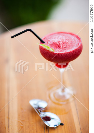 Tropical cocktail and sun glasses 11677666