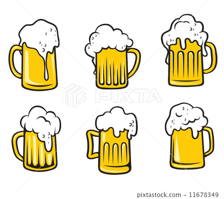 Lager beer tankards set Lager beer tankards set 11678349