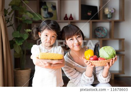 父母和孩子(蔬菜) 父母和孩子(蔬菜) 11678603
