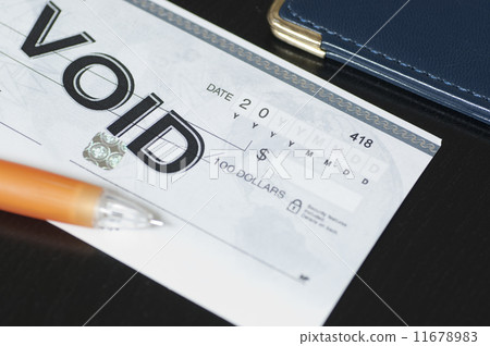 Void check and pen Void check and pen 11678983