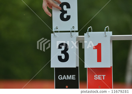 Tennis scoreboard Tennis scoreboard 11679281