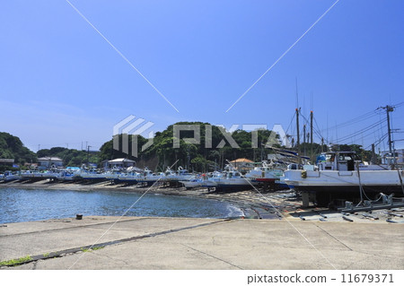 神奈川縣三浦市漁業捕魚港口 11679371
