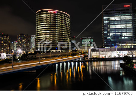 Night scenery of Yokohama Night scenery of Yokohama 11679763