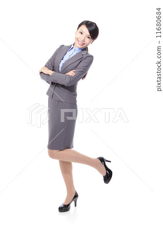 beautiful business woman smile 11680684