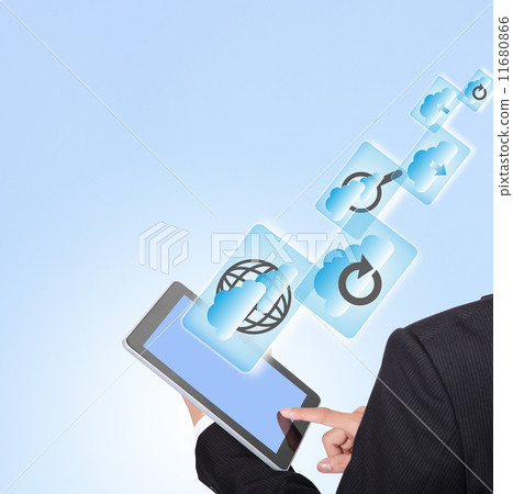 Cloud computing concept Cloud computing concept 11680866