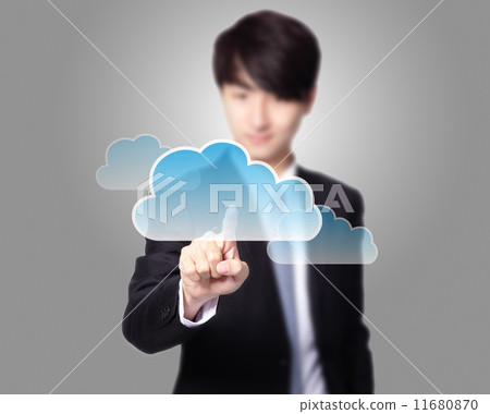 Cloud computing touchscreen interface Cloud computing touchscreen interface 11680870