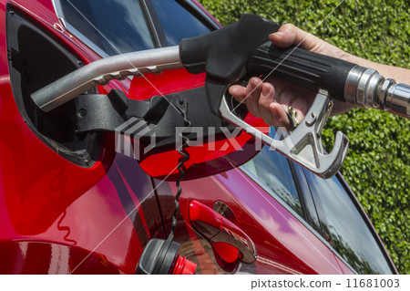 Pumping Gas - Filling a car with fuel 11681003