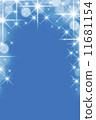 Blue christmas background 11681154