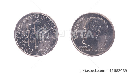 One american dime coin 11682089