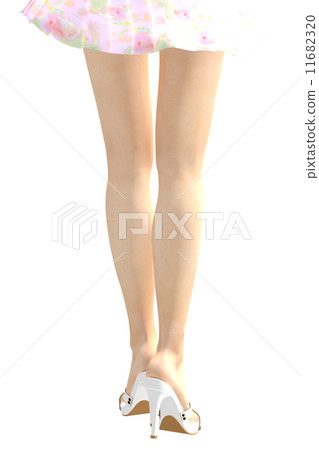 Beautiful slender legs of a woman Beautiful slender legs of a woman 11682320