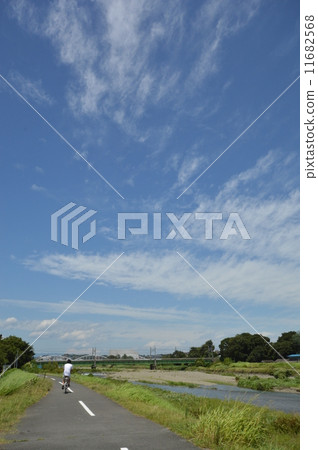 Yusuke Mukawa River的夏日八王子市 11682568