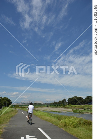 Yusuke Mukawa River的夏日八王子市 11682569