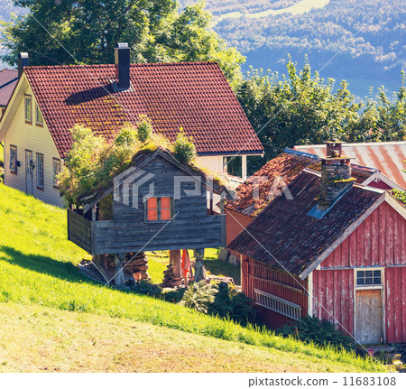 Huts in Norway mountains Huts in Norway mountains 11683108