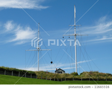 Two empty Ships Masts 11683316