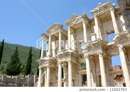 Kesus圖書館以弗所廢墟土耳其 11683763