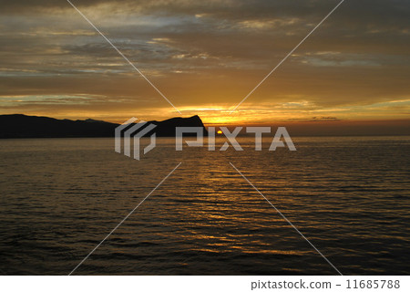 Cape Siripa Yoichi Town北海道和日落 11685788