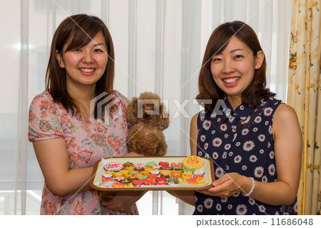 自製糖霜餅乾和女士們 11686048