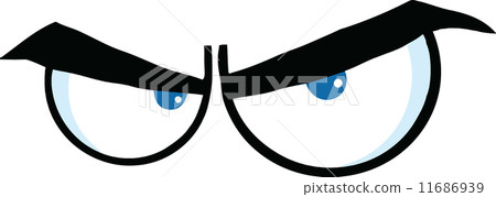Angry Cartoon Eyes 11686939