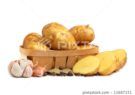 Raw potatoes 11687151
