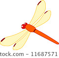 Red dragonfly 11687571