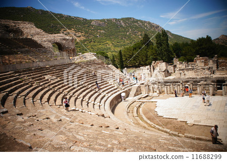 以弗所大劇院遺址土耳其 以弗所大劇院遺址土耳其 11688299