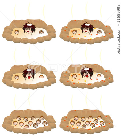 Hot spring - Stock Illustration [11689998] - PIXTA