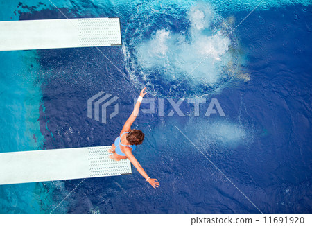 Springboard jump Springboard jump 11691920