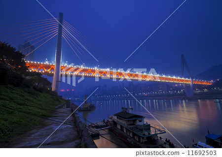 Chongqing double cable bridge 11692503