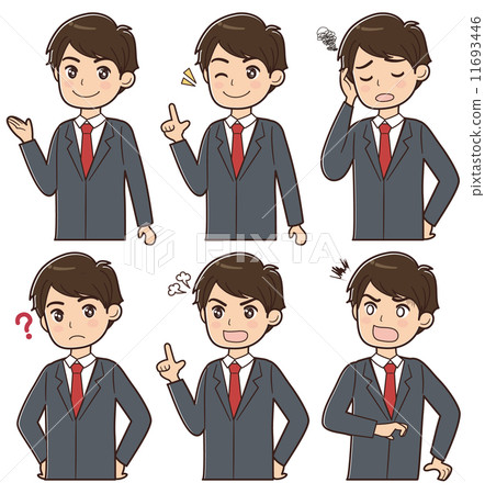 男性的面部表情集 男性的面部表情集 11693446