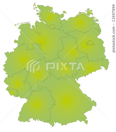 Map of Germany 11697894