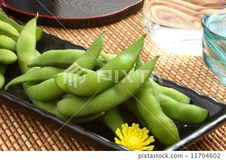 Edamame Japanese Sake Japanese Cuisine 11704602