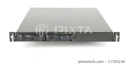 Server on white background Server on white background 11705236