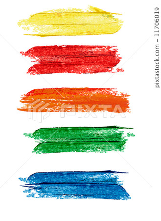 Collection of colorful abstract watercolor banners/speech bubble 11706019