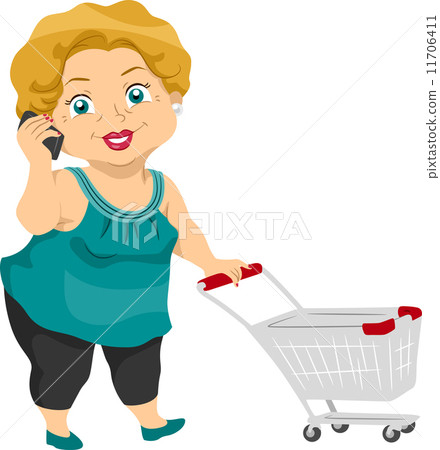 Senior Shopping 11706411